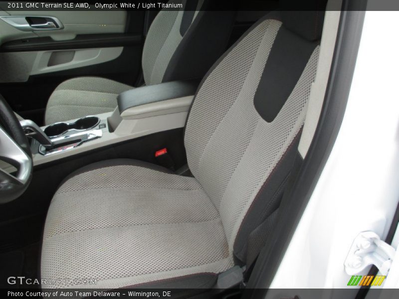 Olympic White / Light Titanium 2011 GMC Terrain SLE AWD