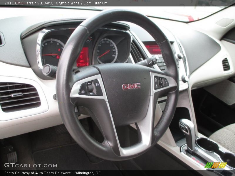 Olympic White / Light Titanium 2011 GMC Terrain SLE AWD
