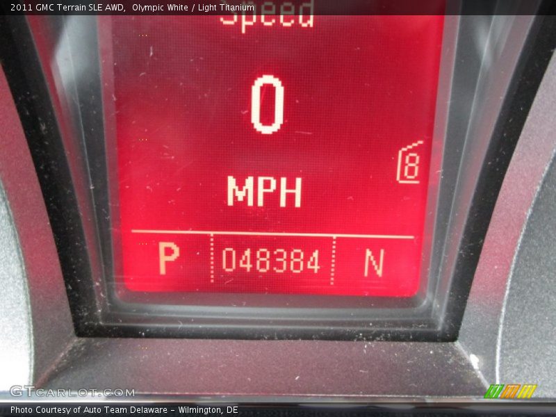 Olympic White / Light Titanium 2011 GMC Terrain SLE AWD