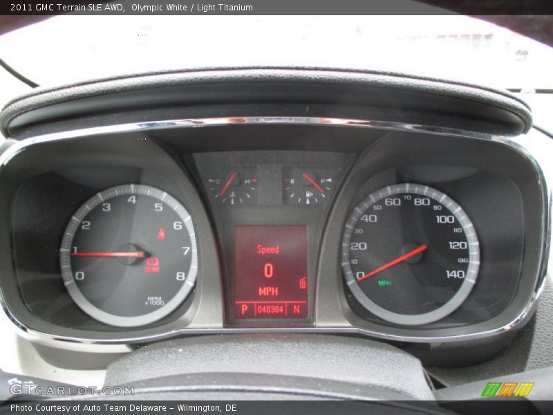 Olympic White / Light Titanium 2011 GMC Terrain SLE AWD