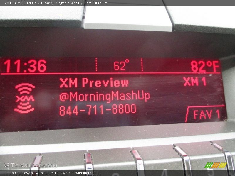 Olympic White / Light Titanium 2011 GMC Terrain SLE AWD