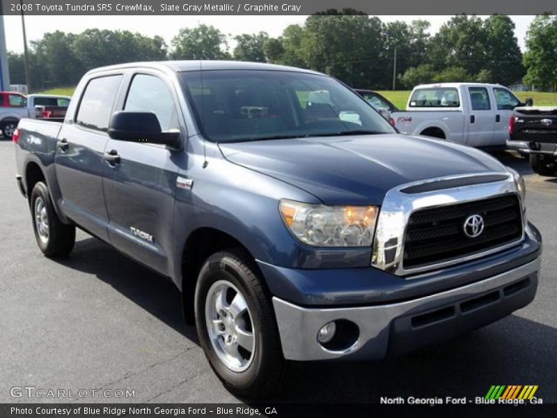 Slate Gray Metallic / Graphite Gray 2008 Toyota Tundra SR5 CrewMax
