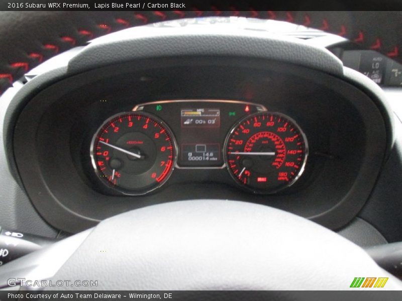  2016 WRX Premium Premium Gauges