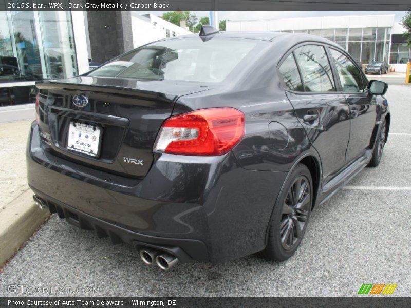 Dark Gray Metallic / Carbon Black 2016 Subaru WRX