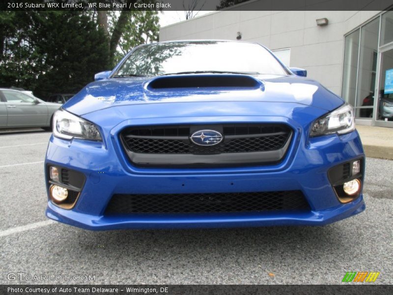 WR Blue Pearl / Carbon Black 2016 Subaru WRX Limited