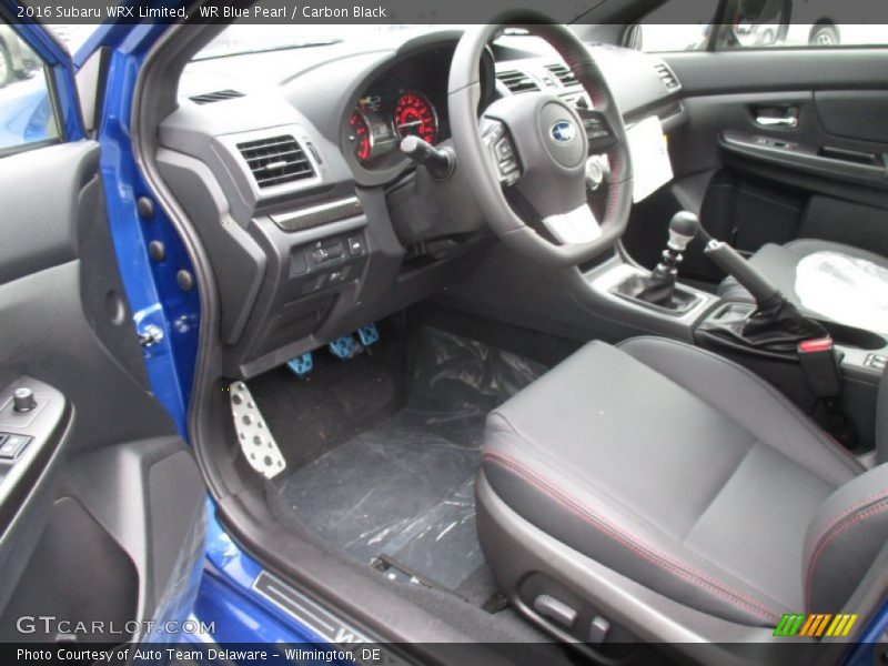 WR Blue Pearl / Carbon Black 2016 Subaru WRX Limited