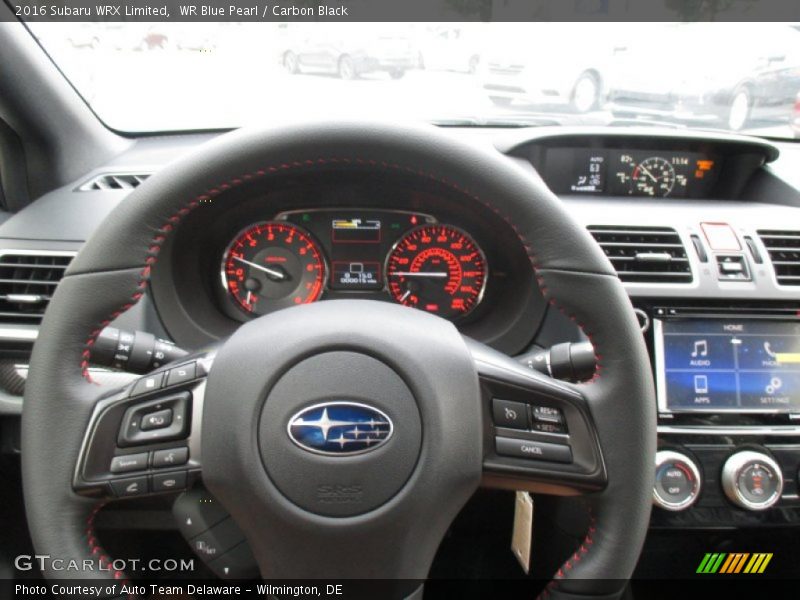 WR Blue Pearl / Carbon Black 2016 Subaru WRX Limited