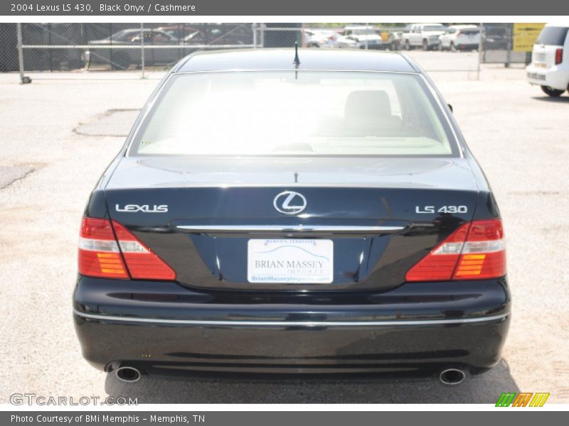 Black Onyx / Cashmere 2004 Lexus LS 430
