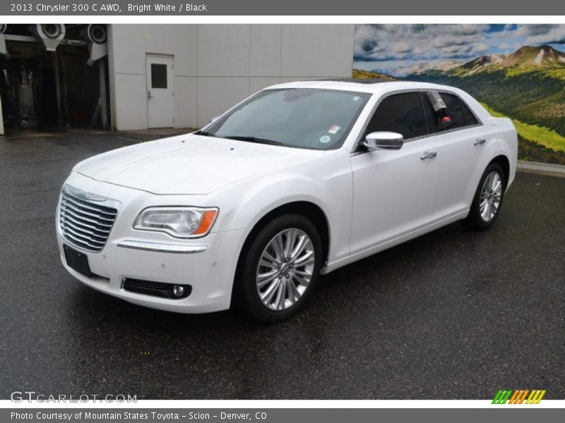 Bright White / Black 2013 Chrysler 300 C AWD