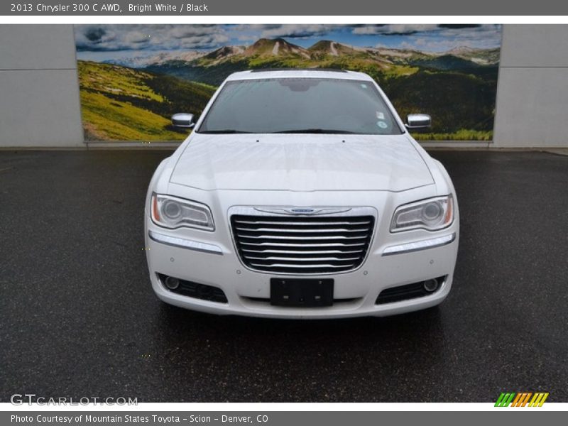 Bright White / Black 2013 Chrysler 300 C AWD