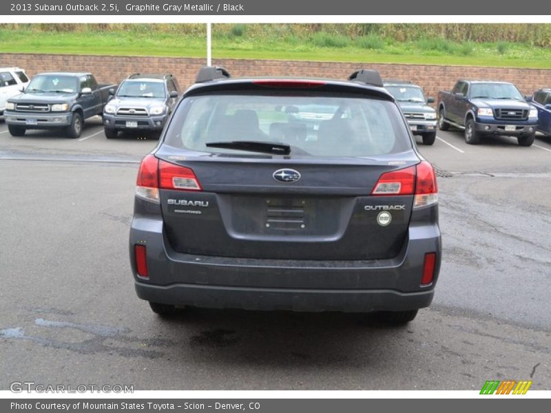 Graphite Gray Metallic / Black 2013 Subaru Outback 2.5i
