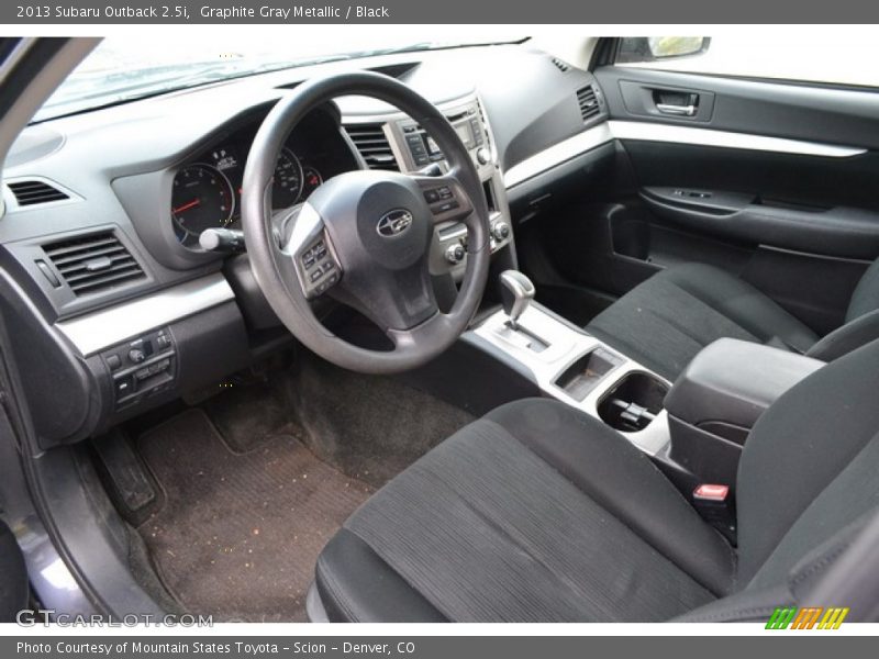 Graphite Gray Metallic / Black 2013 Subaru Outback 2.5i