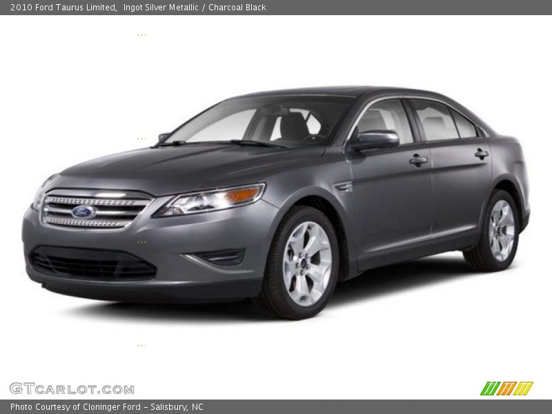 Ingot Silver Metallic / Charcoal Black 2010 Ford Taurus Limited