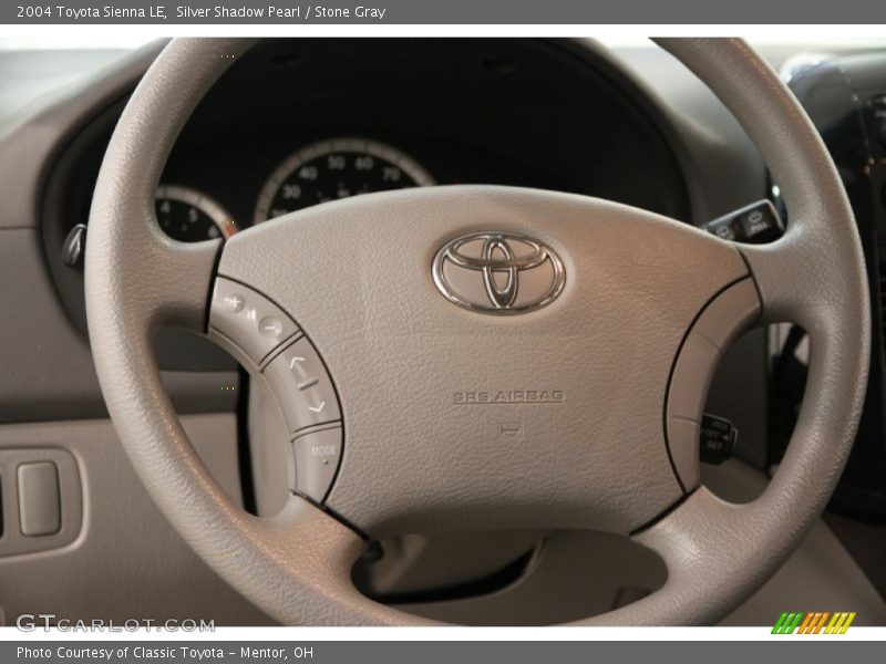 Silver Shadow Pearl / Stone Gray 2004 Toyota Sienna LE