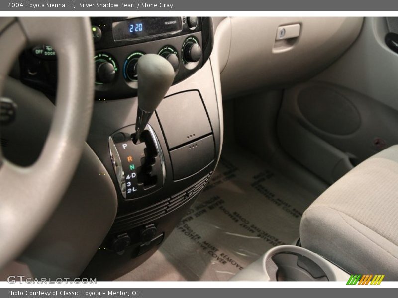 Silver Shadow Pearl / Stone Gray 2004 Toyota Sienna LE