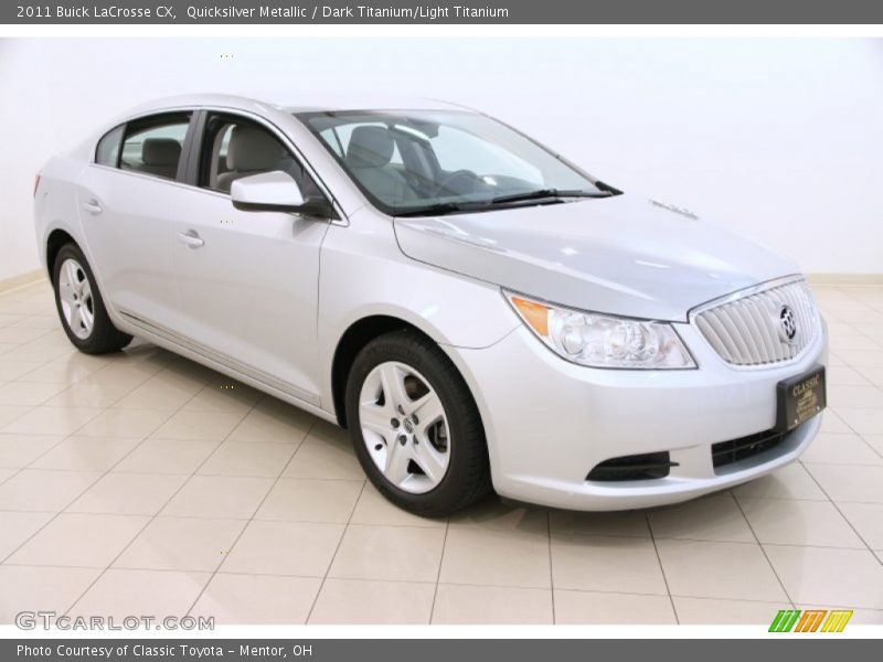 Quicksilver Metallic / Dark Titanium/Light Titanium 2011 Buick LaCrosse CX
