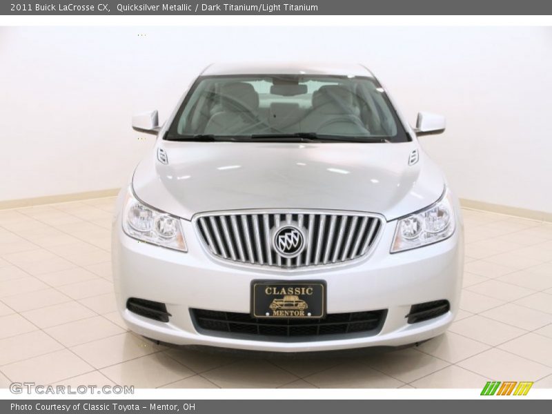 Quicksilver Metallic / Dark Titanium/Light Titanium 2011 Buick LaCrosse CX