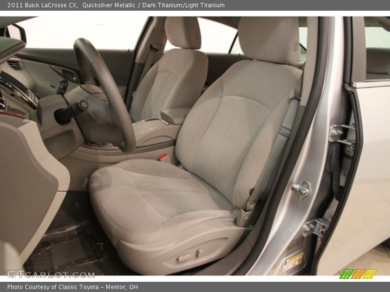 Quicksilver Metallic / Dark Titanium/Light Titanium 2011 Buick LaCrosse CX