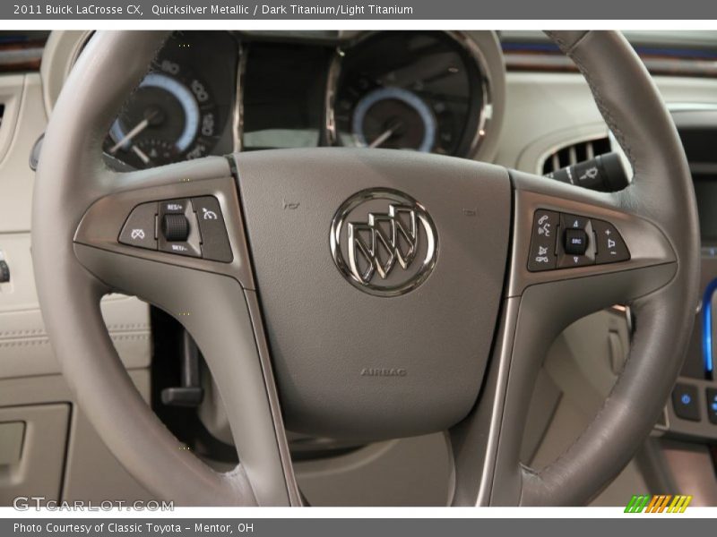 Quicksilver Metallic / Dark Titanium/Light Titanium 2011 Buick LaCrosse CX