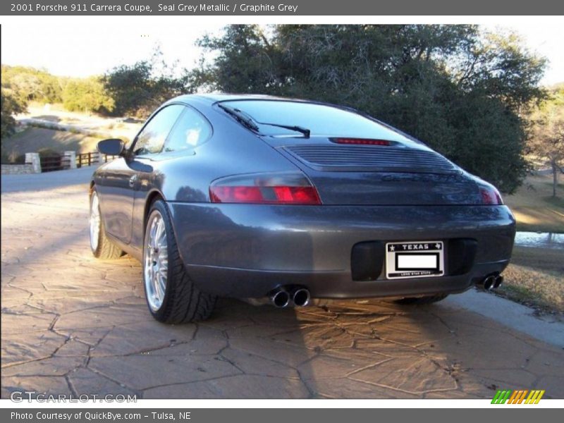 Seal Grey Metallic / Graphite Grey 2001 Porsche 911 Carrera Coupe