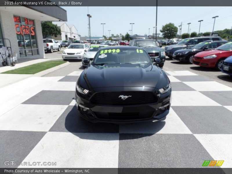 Black / Ebony 2015 Ford Mustang V6 Coupe