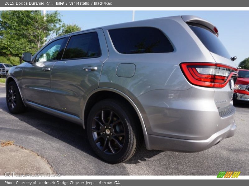 Billet Silver Metallic / Black/Red 2015 Dodge Durango R/T