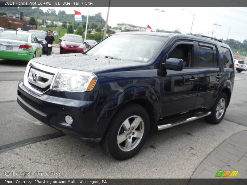 Bali Blue Pearl / Gray 2011 Honda Pilot EX 4WD