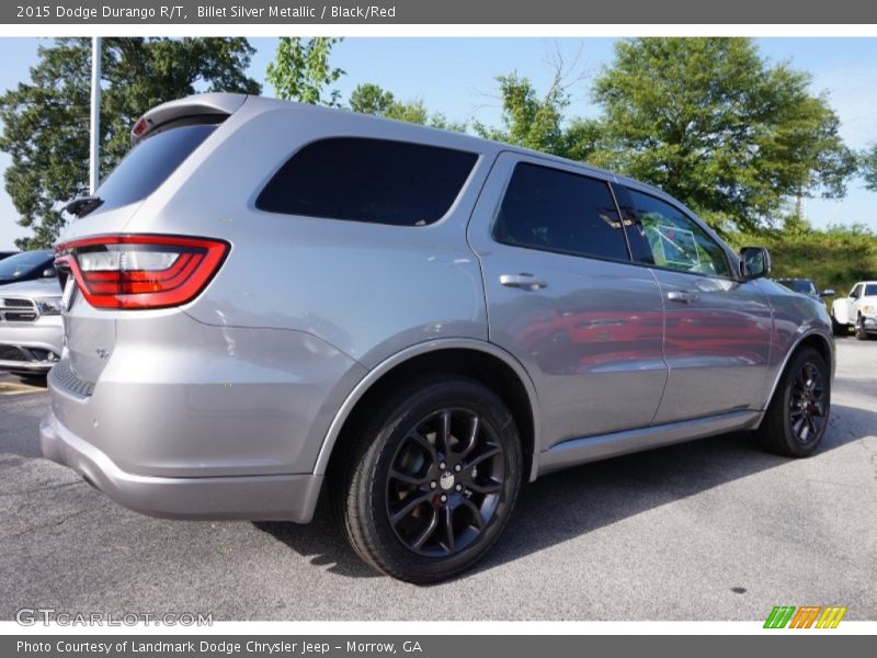 Billet Silver Metallic / Black/Red 2015 Dodge Durango R/T