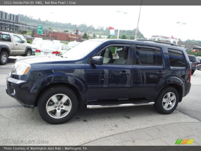 Bali Blue Pearl / Gray 2011 Honda Pilot EX 4WD