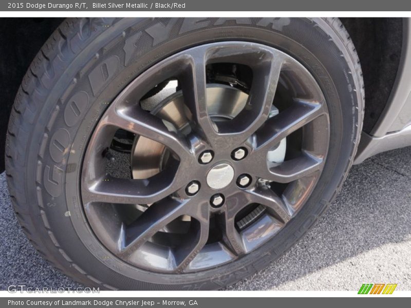 Billet Silver Metallic / Black/Red 2015 Dodge Durango R/T