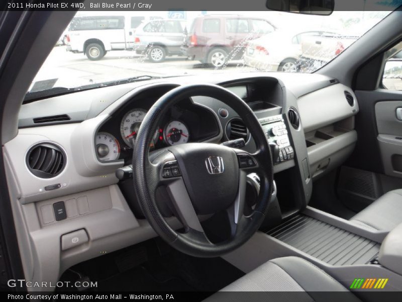 Bali Blue Pearl / Gray 2011 Honda Pilot EX 4WD