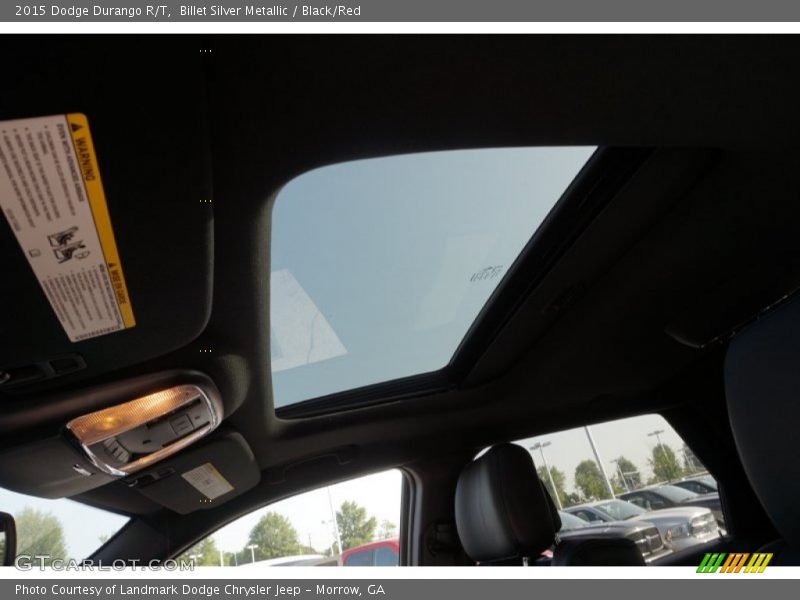 Billet Silver Metallic / Black/Red 2015 Dodge Durango R/T