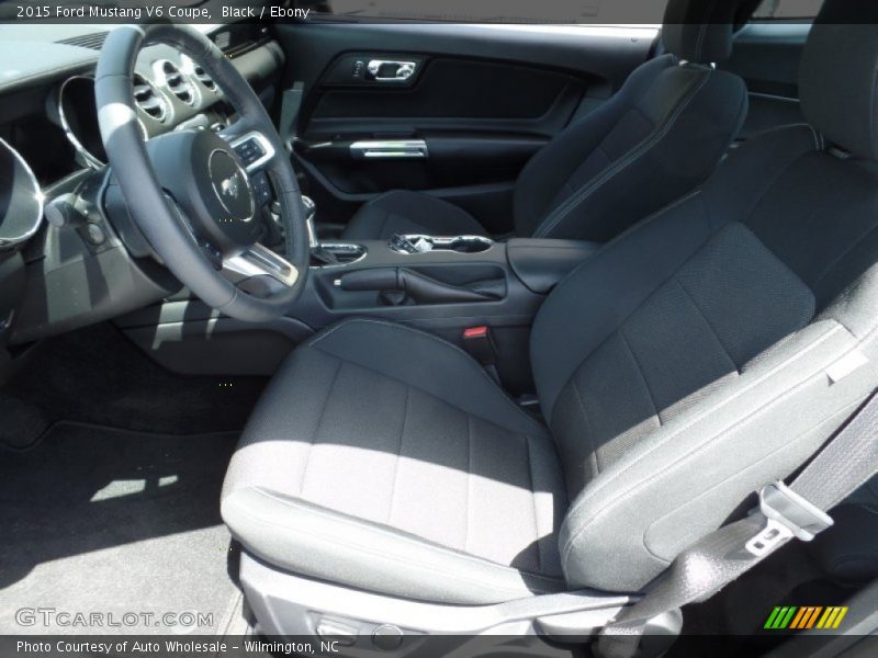 Black / Ebony 2015 Ford Mustang V6 Coupe