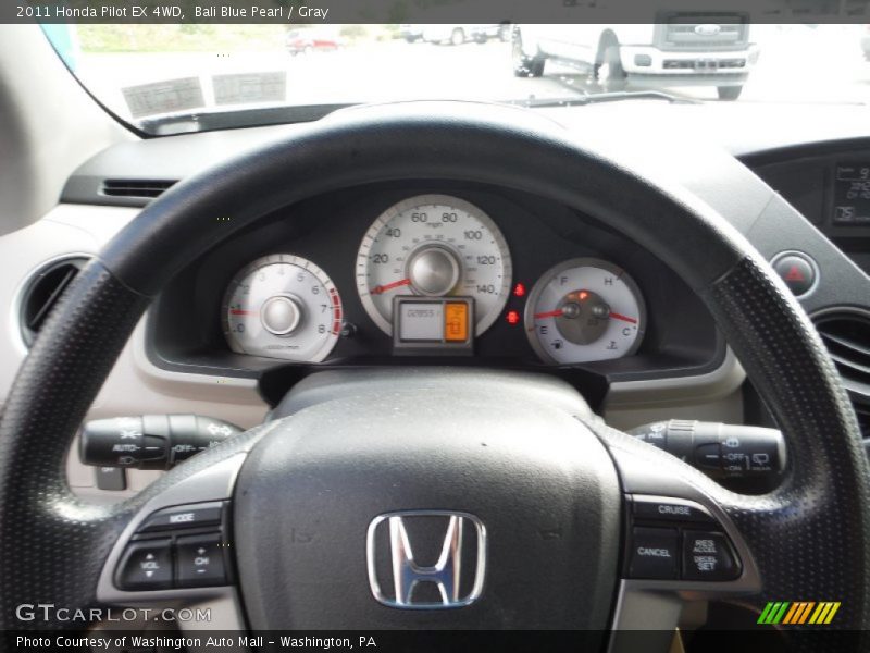 Bali Blue Pearl / Gray 2011 Honda Pilot EX 4WD