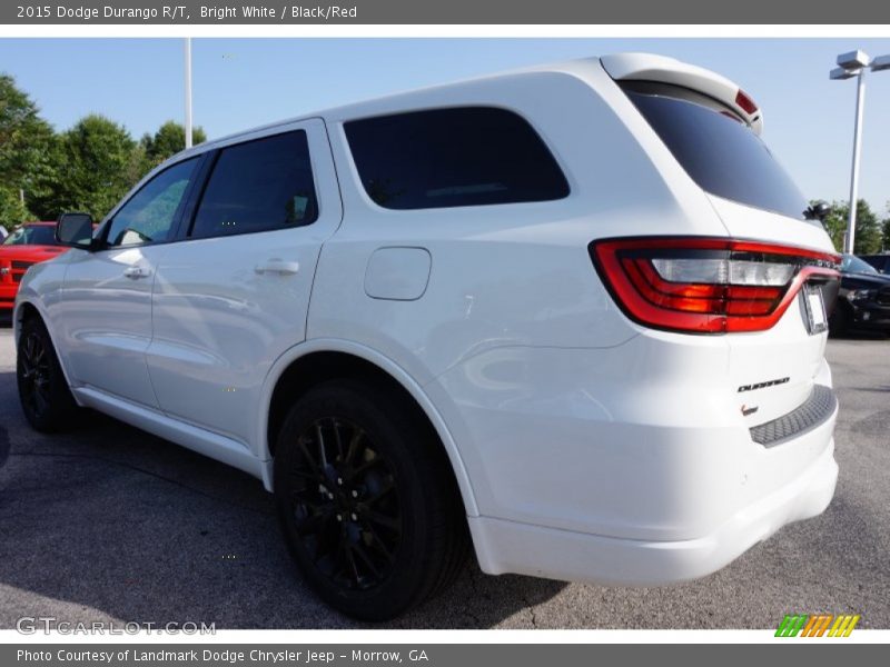 Bright White / Black/Red 2015 Dodge Durango R/T