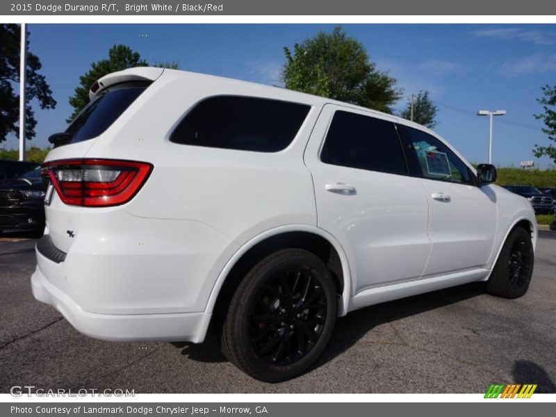 Bright White / Black/Red 2015 Dodge Durango R/T