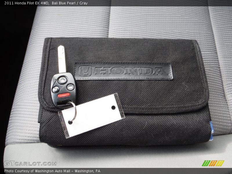 Bali Blue Pearl / Gray 2011 Honda Pilot EX 4WD