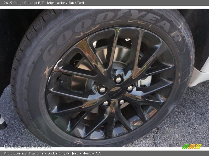 Bright White / Black/Red 2015 Dodge Durango R/T