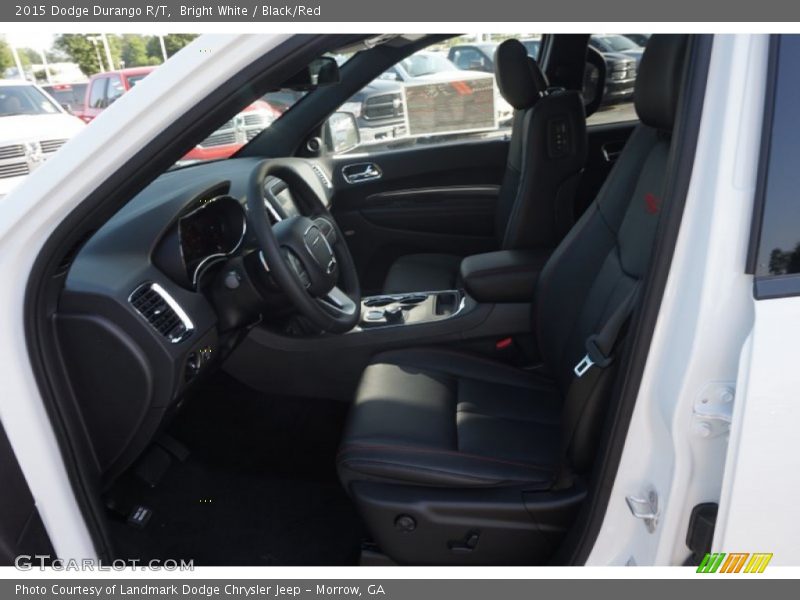 Bright White / Black/Red 2015 Dodge Durango R/T