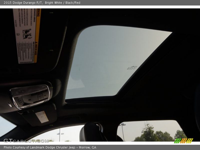 Bright White / Black/Red 2015 Dodge Durango R/T