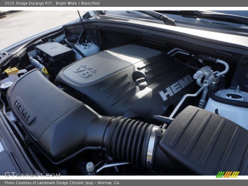 Bright White / Black/Red 2015 Dodge Durango R/T