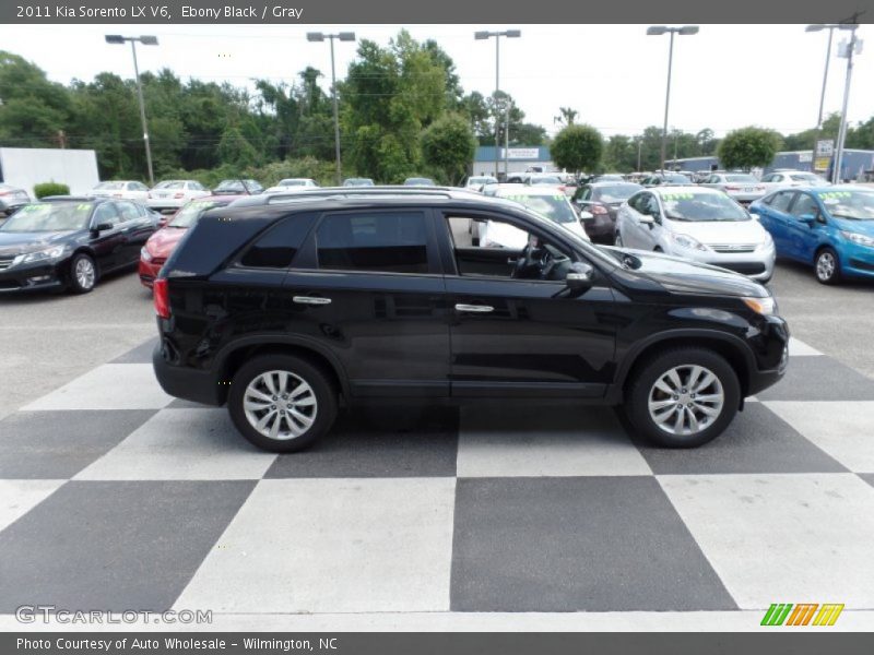 Ebony Black / Gray 2011 Kia Sorento LX V6