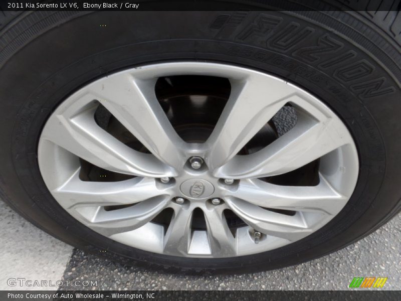 Ebony Black / Gray 2011 Kia Sorento LX V6