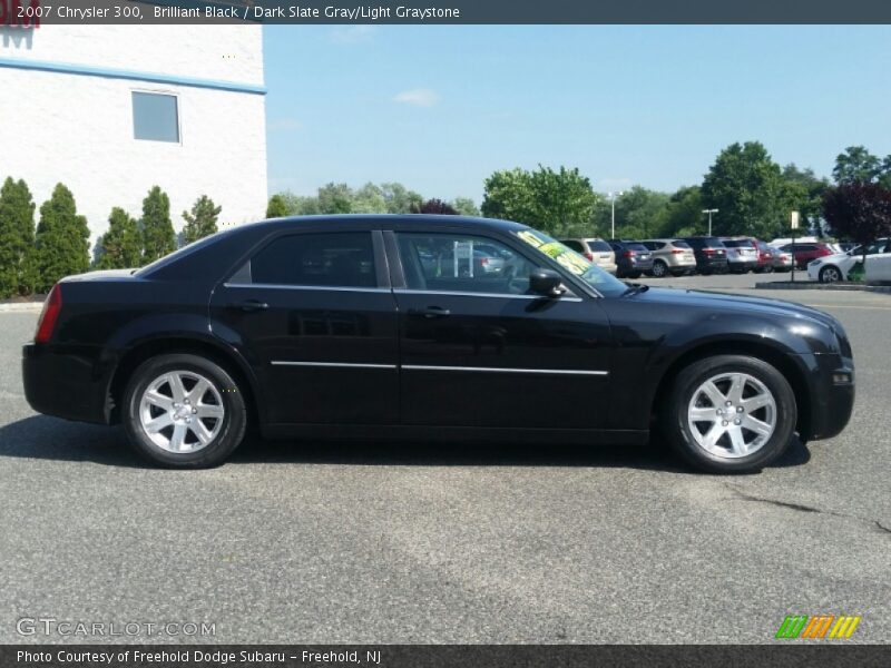 Brilliant Black / Dark Slate Gray/Light Graystone 2007 Chrysler 300