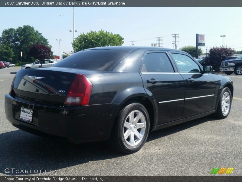 Brilliant Black / Dark Slate Gray/Light Graystone 2007 Chrysler 300