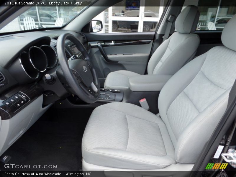 Ebony Black / Gray 2011 Kia Sorento LX V6