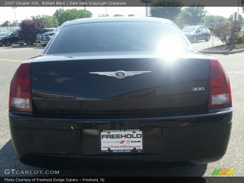 Brilliant Black / Dark Slate Gray/Light Graystone 2007 Chrysler 300