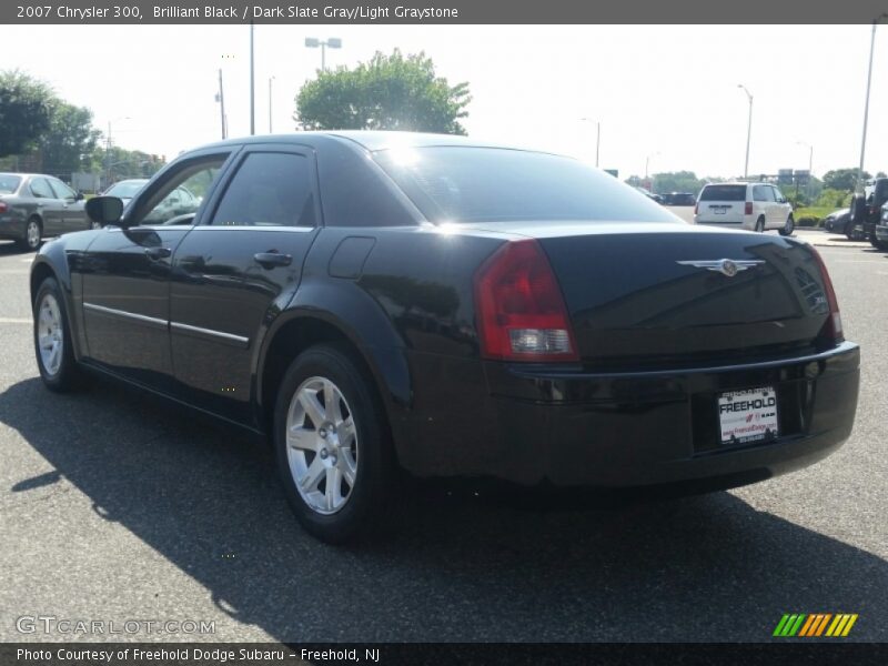 Brilliant Black / Dark Slate Gray/Light Graystone 2007 Chrysler 300