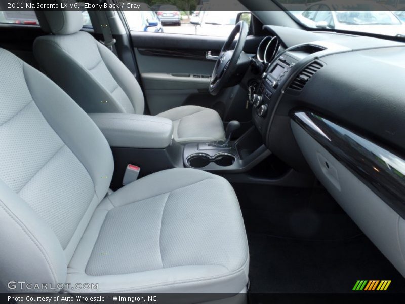 Ebony Black / Gray 2011 Kia Sorento LX V6