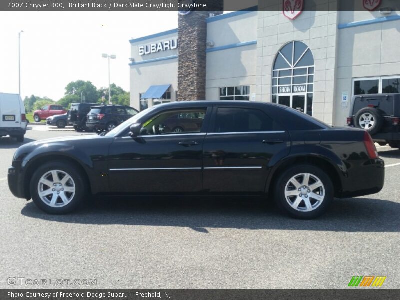 Brilliant Black / Dark Slate Gray/Light Graystone 2007 Chrysler 300